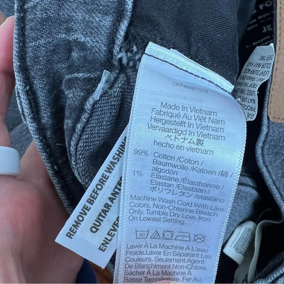 Madewell the Perfect Vintage Jean in lunar black was size 26 - Picture 9 of 10